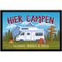 Fußmatte Camping personalisiert mit Namen Geschenk für Wohnmobilbesitzer Familie rutschfest & waschbar SpecialMe®preview