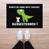 Fußmatte Corona Dinosaurier Hände waschen T-Rex Ironie Spruch lustig Büro rutschfest & waschbar Moonworks®preview