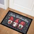 Fußmatte Familie Frohe Weihnachten Wichtel Zwerge personalisiert mit Name rutschfest & abwaschbar SpecialMe®preview