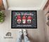 Fußmatte Familie Frohe Weihnachten Wichtel Zwerge personalisiert mit Name rutschfest & abwaschbar SpecialMe®preview