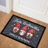Fußmatte Familie Frohe Weihnachten Wichtel Zwerge personalisiert mit Name rutschfest & abwaschbar SpecialMe®preview