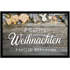 Fußmatte Frohe Weihnachten Holzoptik personalisiert Weihnachtsdeko XMAS Christmas Accessoires rutschfest & waschbar SpecialMe®preview