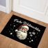 Fußmatte Frohe Weihnachten Santa Claus Weihnachtsmann Retro Vintage Design rutschfest & waschbar Moonworks®preview