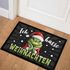 Fußmatte Grinch Weihnachten mit Anti Spruch Ich hasse Menschen Sarkasmus Ironie rutschfest & waschbar Moonworks®preview