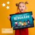 Fußmatte Halloween Deko Familie mit Namen personalisiert Hier Gruselt Familienname rutschfest & waschbar SpecialMe®preview