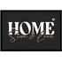Fußmatte  Home Paar Pärchen Geschenk personalisiert mit Namen zum Einzug Wohnung Valentinstag rutschfest & waschbar SpecialMe®preview