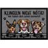 Fußmatte Hund mit Namen personalisiert (1-3) Klingeln nicht nötig Geschenk für Hundebesitzer rutschfest & waschbar SpecialMe®preview