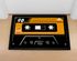 Fußmatte Kassette Mix-Tape 80er Jahre Retro Motiv Musik rutschfest & waschbar Moonworks® preview