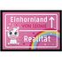 Fußmatte Kinderzimmer personalisiert  Einhorn-Land von Wunschname Türvorleger Kind rutschfest & waschbar SpecialMe®preview