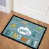 Fußmatte Kinderzimmer personalisiert mit Name Dinowelt Türvorleger Kind rutschfest & waschbar SpecialMe®preview