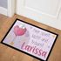Fußmatte Kinderzimmer personalisiert mit Name Luftballon Stern Türvorleger Mädchen rutschfest & waschbar SpecialMe®preview