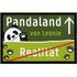 Fußmatte Kinderzimmer personalisiert Panda-Land von und eigener Name Türvorleger Kind rutschfest & waschbar SpecialMe®preview