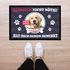 Fußmatte mit eigenem Hund selbst gestalten personalisiert mit Name und Foto Haustier Hundebesitzer rutschfest & waschbar SpecialMe® preview