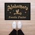 Fußmatte mit Namen Alohomora fliegender Schlüssel personalisierte Tümatte Familie rutschfest & waschbar SpecialMe®preview