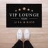 Fußmatte mit Namen VIP Lounge personalisiebar mit Wunschnamen rutschfest & waschbar SpecialMe®preview