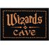 Fußmatte mit Schriftzug Wizards Cave Spruch Türmatte für Fantasyfans und Zauberlehrlinge rutschfest & waschbar Moonworks®preview