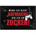 Fußmatte mit Spruch Gamer Wenn ich nicht aufmache bin ich am Zocken Geschenk für Zocker Konsolen Gamer Gaming Fans Moonworks®preview