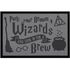 Fußmatte mit Spruch Park your Broom Wizards Fantasy Zauber rutschfest & waschbar Moonworks®preview