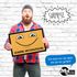 Fußmatte mit Spruch Schöne Unterwäsche grinsendes Gesciht Emoji rutschfest & waschbar Moonworks®preview