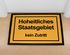 Fußmatte mit Spruch Warnschild Warnhinweis rutschfest & waschbar Moonworks®preview