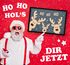 Fußmatte Rentiere Weihnachten mit Spruch Ho Ho Ho Weihnachtsdeko Lustig XMAS Accessoires rutschfest & waschbar Moonworks®preview