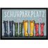 Fußmatte Schuhparkplatz Motiv lustig Gummistiefel Familie Willkommen rutschfest & waschbar Moonworks®preview