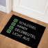 Fußmatte Spruch Checkliste Schlüssel Handy Geldbeutel Licht aus | lustige Eingangsmatte für Zuhause Flur Wohnung Haustür Moonworks®preview