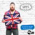 Fußmatte Union Jack Britische Flagge Aufdruck Print Fahne England rutschfest & waschbar Moonworks®preview