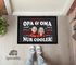 Fußmatte Weihnachten Geschenk Oma Opa Spruch lustig Figuren personalisiert mit Namen  rutschfest & waschbar SpecialMe®preview