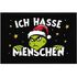 Fußmatte Weihnachten Grinch Keine Menschen Anti Weihnachtsdeko Weihnachtsmuffel rutschfest & waschbar Moonworks®preview
