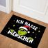 Fußmatte Weihnachten Grinch Keine Menschen Anti Weihnachtsdeko Weihnachtsmuffel rutschfest & waschbar Moonworks®preview