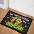 Fußmatte Weihnachten Grinch personalisiierbar Wunschname Spruch lustige Weihnachtsdeko rutschfest & waschbar Moonworks®preview