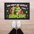 Fußmatte Weihnachten Grinch personalisiierbar Wunschname Spruch lustige Weihnachtsdeko rutschfest & waschbar Moonworks®preview