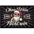 Fußmatte Weihnachten mit Spruch Ohne Wein Santa Weihnachtsmann Lustig rutschfest & waschbar Moonworks®preview