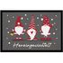 Fußmatte Weihnachten Spruch Hereingewichtel Weihnachtszwerge Gnomes XMAS Deko rutschfest & waschbar Moonworks®preview