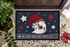 Fußmatte Weihnachten Wichtel Hereingewichtelt Wintermotiv Sterne Gnomes Zwerge rutschfest & waschbar Moonworks®preview