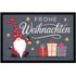 Fußmatte Wichtel Frohe Weihnachten XMAS Dekoration Weihnachtsaccessoires Türmatte rutschfest & waschbar Moonworks®preview