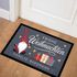 Fußmatte Wichtel Frohe Weihnachten XMAS Dekoration Weihnachtsaccessoires Türmatte rutschfest & waschbar Moonworks®preview
