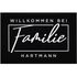 Fußmatte Willkommen bei Familie Wunschname personalisiert Türmatte rutschfest & waschbar SpecialMe®preview