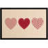 Fußmatte Willkommen Motiv Herzen Türmatte Deko Haustür Eingang rutschfest & waschbar Moonworks®preview