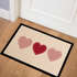 Fußmatte Willkommen Motiv Herzen Türmatte Deko Haustür Eingang rutschfest & waschbar Moonworks®preview