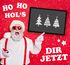 Fußmatte Winter Bäume Skandi Style Frohe Weihnachten rutschfest & waschbar schwarz 60x40cm MoonWorks®preview