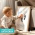 Geburtsposter Baby Fußabdruck Handabdruck personalisiertes Poster mit Name & Geburtsdaten – Babyzimmer Wandbild Junge Mädchen SpecialMe®preview