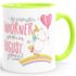 Geburtstags-Tasse  die schönsten Einhörner werden im August geboren MoonWorks® Geschenk-Tassepreview