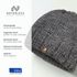 gefütterte Strickmütze für Herren, Mütze mit Fleece Futter, Winter-Mütze Neverless®preview