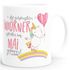 Geschenk-Tasse die schönsten Einhörner werden im Mai geboren MoonWorks® Geburtstags-Tasse einfarbigpreview
