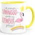 Geschenk-Tasse die schönsten Flamingos werden im {style_variation} geboren Geburtstags-Tasse Geburtstmonat Wunschmonat Kaffee-Tasse MoonWorks®preview