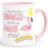 Geschenk-Tasse die schönsten Flamingos werden im {style_variation} geboren Geburtstags-Tasse Geburtstmonat Wunschmonat Kaffee-Tasse MoonWorks®preview
