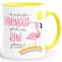 Geschenk-Tasse die schönsten Flamingos werden im {style_variation_string} geboren Geburtstags-Tasse Geburtstmonat Wunschmonat Kaffee-Tasse MoonWorks®preview