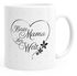 Geschenk-Tasse Herz Beste Mama der Welt Geschenk zum Muttertag Tasse  einfarbig MoonWorks®preview